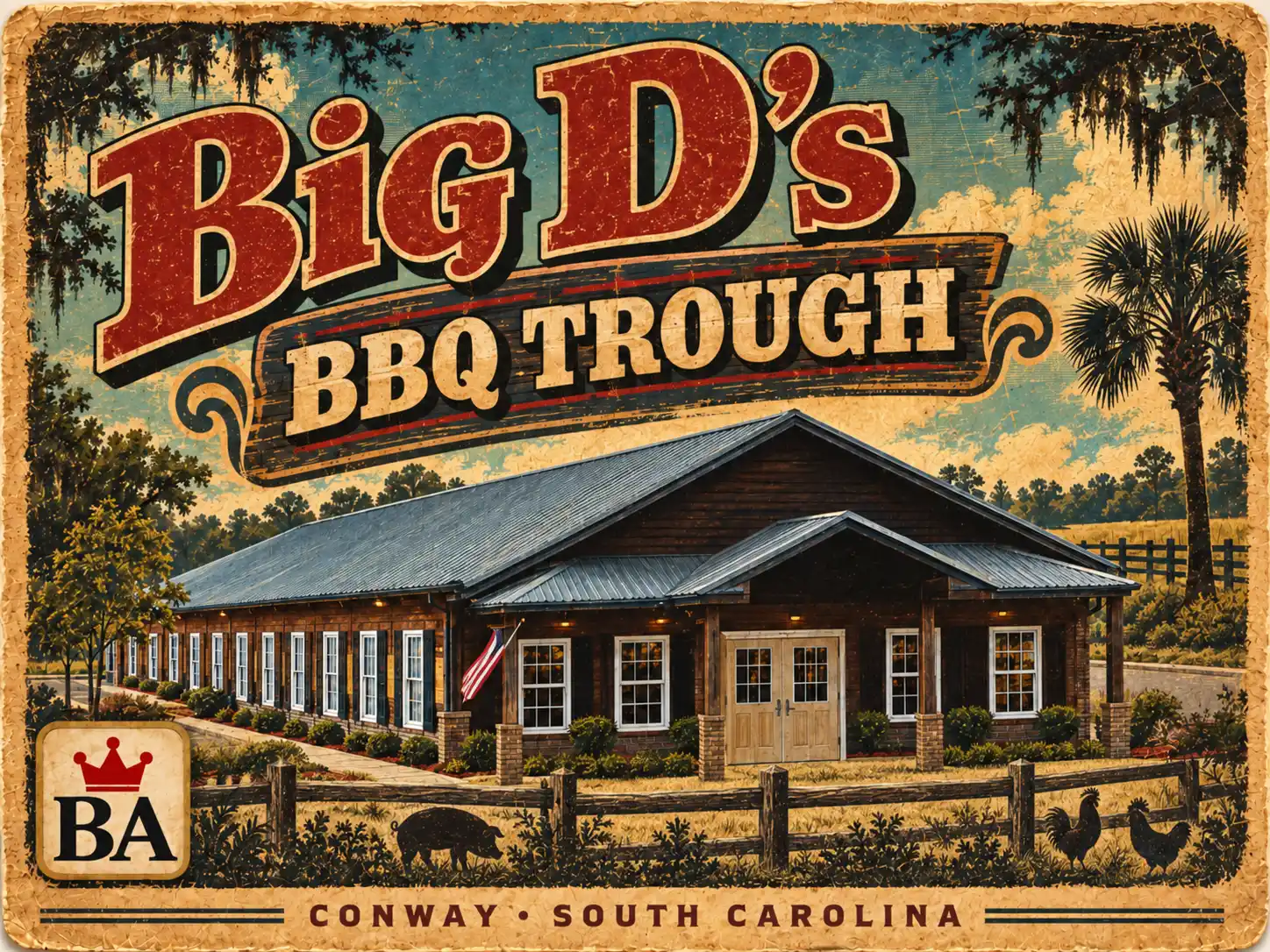 Big D’s BBQ Trough